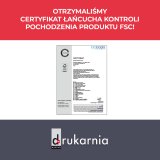 Certyfikat Łańcucha Kontroli Pochodzenia Produktu FSC dla Drukarni Wydruk